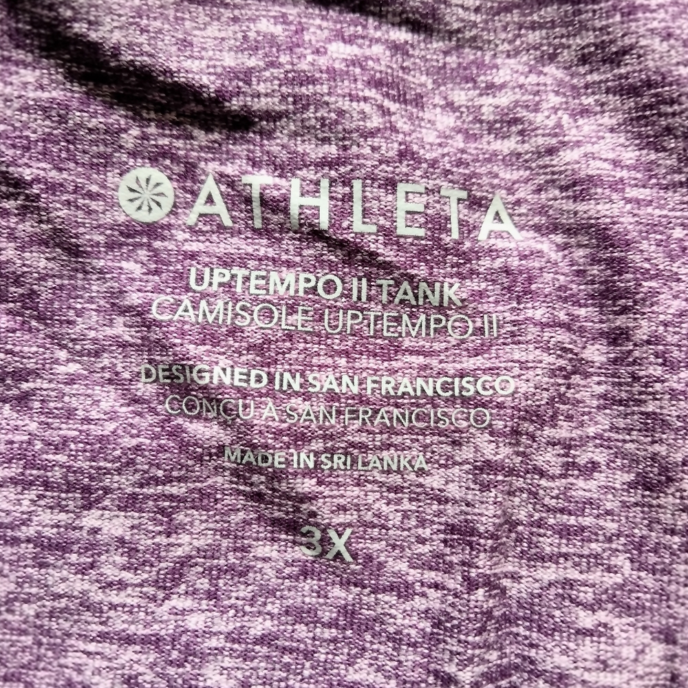Athleta Uptempo II Tank NWT 3x - Picture 3 of 11